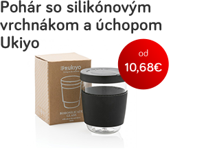 Pohár so silikónovým úchopom Pohár so silikónovým úchopom