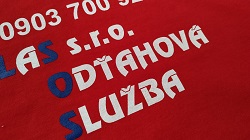 Sieťotlač - tričko - odťahová služba